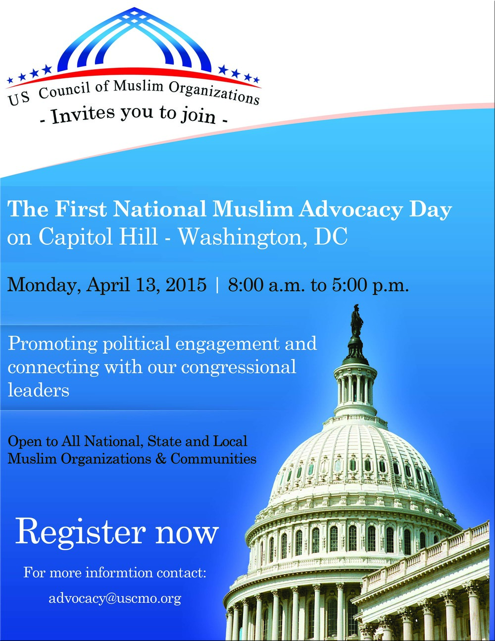 us muslim brotherhood coalition holds first national muslim advocacy congressional forum flyer